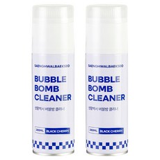 생활백서 버블밤 만능 폼 클리너 블랙체리향, 2개, 280ml