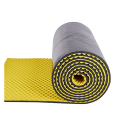 Delirium 阻燃壁掛式 臥室 錄音室 隔音 防音 吸音材 非標準橡膠泡棉 100cm x 1000cm x 厚度 5cm, 黃色, 1個