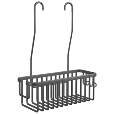 Lestar 免安裝浴廁水龍頭/蓮蓬頭掛籃, 槍灰色, 1個