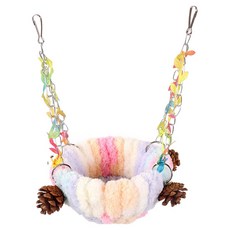 칠시 앵무새 포근한 흔들 침대, 레인보우, 1개