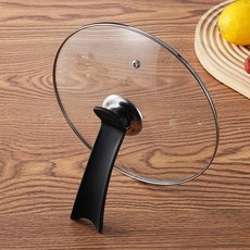 Ddurututu 玻璃整潔廚房用品鍋蓋置物架, 1個, 29cm