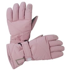 inslo 女性滑雪/滑雪板防寒手套 雙手穿戴組 RIG-4356, 粉紅色, 1套
