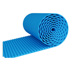 Delirium 阻燃壁掛式 臥室 錄音室 隔音 防音 吸音材料 非標準橡膠泡棉 100cm x 1000cm x 厚度 3cm, 藍色, 1個