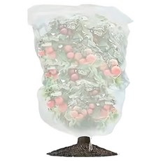 모노로지스 견고한 나무식물 보호망 흰색 80 x 100 cm 조임끈타입, 1개
