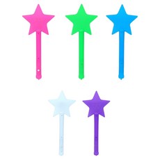 LSCOMPANY LED演唱會 派對 學藝會 大星星應援棒, 5個, 隨機出貨