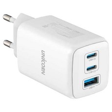 유니콘 멀티 3포트 갤럭시 아이폰 최신GaN2 PD 초고속충전기 65W KA-700PD, 94mm, 화이트, 1개