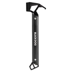 BLACK DOG 黑狗 鑄鐵營錘 鐵錘營槌 鋁合金手把, 夜幕黑, 1個