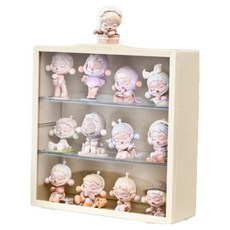 Mabso Shop 娃娃玩具公仔展示架 奶油色 3層 SH331, 1個