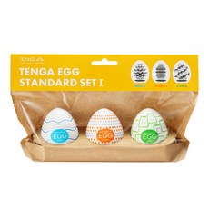 TENGA EGG STANDARD 彈嫩系列 飛機杯3件組, 1套, A款
