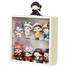 Mabso Shop 娃娃玩具公仔展示架 奶油色 2層 SH331, 1個