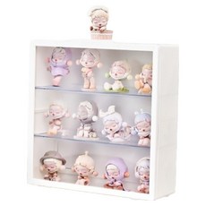 Mabso Shop 娃娃玩具公仔展示架 白色 3層 SH331, 1個