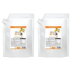 참다음 전남 고흥 유자청 파우치, 2개, 2kg