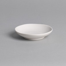 yido DOZAGI 經典尹瑟陶瓷小碟, 白色 + 灰色, 1個