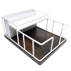 上手家居 餐具餐巾面紙盒, 白色, 1個