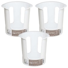 Sanada Seiko 直立式碗盤收納架, 白色, 3個