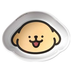 데이니즈 몰티즈 리트리버 시리얼볼 멜라민식기, 혼합색상, 1개