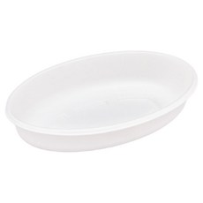 Me&MyWay 一餐飽足三明治橢圓形一次性紙漿紙餐盒 小型 + PET蓋組合, 25套