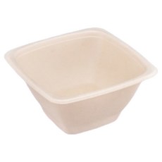 Me&MyWay 超大容量包裝用一次性紙質方碗 1.19kg + PET蓋組合, 25套