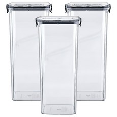 Highching 高精 儲物罐 1.8L, 容器 + 蓋子, 3個