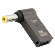 에이치디탑 USB C타입 DC 변환 100W 노트북 충전 젠더 5.5 x 2.5 mm, 1개, HT-CL021