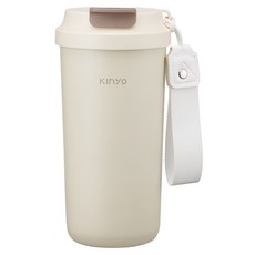 Kinyo 撞色保溫咖啡杯 KIM352MT, 燕麥奶茶, 1個, 500ml