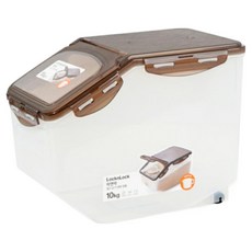 락앤락 쌀통 10kg, 브라운, 1개