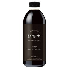 正直咖啡 冷萃濃縮咖啡液 巴西濃鬱, 1L, 1入, 1個