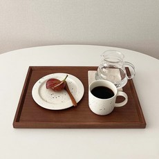 아카시아 논슬립 우드 트레이, 애쉬, 1개