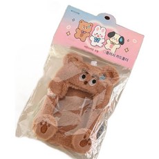 Soyoon Lab 小卡毛絨鑰匙圈 棕熊, 棕色, 單品