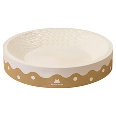 PawZone ClawNest 圓窩貓抓板, 波點雲朵, 1個