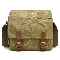 Delirium 防水帆布便攜時尚相機肩揹包, 乳牛黃, 1個