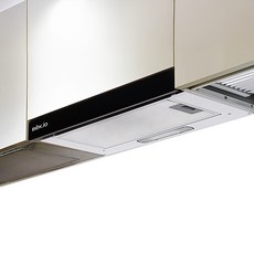 백조 슬라이드 레인지후드 블랙, BH-S600BK, 방문설치