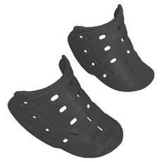 DONGKWANG Safety 安全鞋鞋背保護蓋 雙腳穿戴組, 黑色, 1套