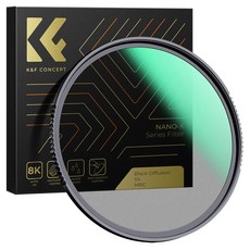 K&F CONCEPT 奈米 X 黑柔焦 1/4 鏡頭濾鏡 67mm, 1個, 單一商品