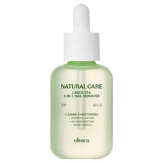 오호라 내추럴케어 그린티 3 in 1 네일리무버, 1개, 50ml