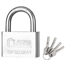 OON 안전 열쇠 자물쇠 40mm + 열쇠 4p, 1세트