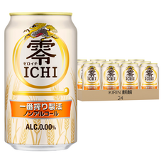 KIRIN 麒麟 一番搾無酒精啤酒風味飲, 24個, 350ml