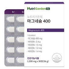 뉴트리가든핏 마그네슘 400, 1개, 30정