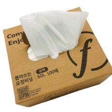 요정비닐 뽑아 쓰는 요정비닐 100p, 1개, 60L