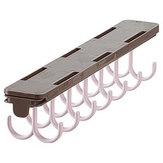 Mabso Shop 免打孔滑動式胸罩內褲內衣架 BRP2588, 纖薄粉色, 1個