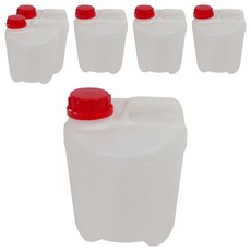 大慶 紅色蓋 醃製海鮮 PE容器 HM 3號, 6個, 4.3L