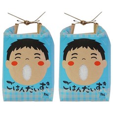 Well Life 悅生活 谷穗 豐潤米香一見鐘情米 100%日本直送, 2kg, 2個, 特A級