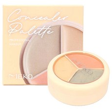 MEKO 精修大師訂製三色遮瑕盤 7.8g, 03 Corrective, 1個