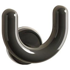 맙소샵 벽면 흡착식 욕실 부착 신발걸이대 ONESIZE BRP2597, 블랙, 1개