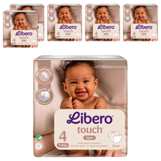 Libero 麗貝樂 嬰兒紙尿褲 touch 7~14kg, 216個, 第4階段