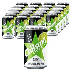 칠성사이다 제로 라임, 24개, 355ml