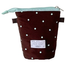 Hisocute Misoroun 站立式筆袋 10.5 x 15.5 cm, 棕色, 1個
