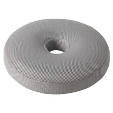 Mints Mom 凝膠坐墊 記憶棉坐墊 甜甜圈坐墊 網眼記憶棉, 灰色, 1個