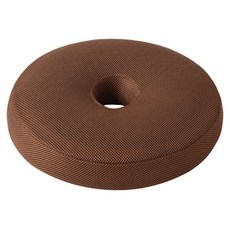 민쓰맘 젤 쿠션 메모리폼쿠션 도넛방석 메쉬메모리폼, 커피, 1개