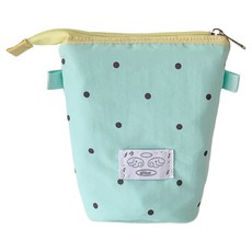 Hisocute Misoroun 站立式筆袋 10.5 x 15.5 cm, 綠色, 1個